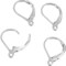 4 Sterling Silver Lever Back Earrings Earwire Findings